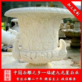 廠家供應(yīng)歐式石雕花盆 歐式花盆價格