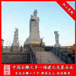 媽祖石雕神像廠(chǎng)家雕刻 石雕媽祖多高