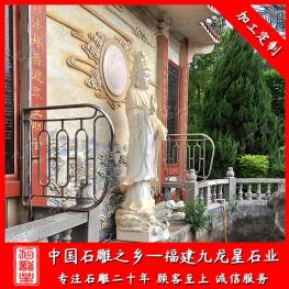 批發(fā)石雕滴水觀(guān)音菩薩 8米觀(guān)音石雕佛像