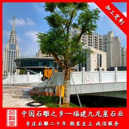 河道石欄桿材質(zhì) 定做河道石材欄桿護欄